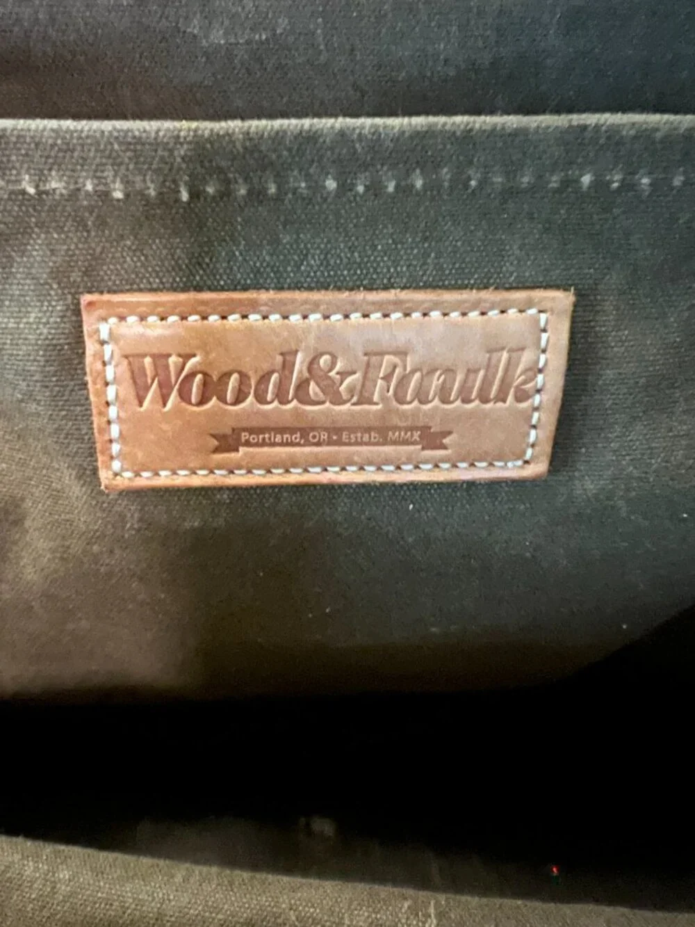 Wood & Faulk Small Weekender Bag